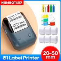 J14ใหม่ Niimbot B1มินิเครื่องพิมพ์ฉลากบลูทูธไร้สายเทปกระดาษฉลากความร้อนม้วนสติ๊กเกอร์บาร์โค้ดเครื่องพิมพ์อิงค์เจ็ท