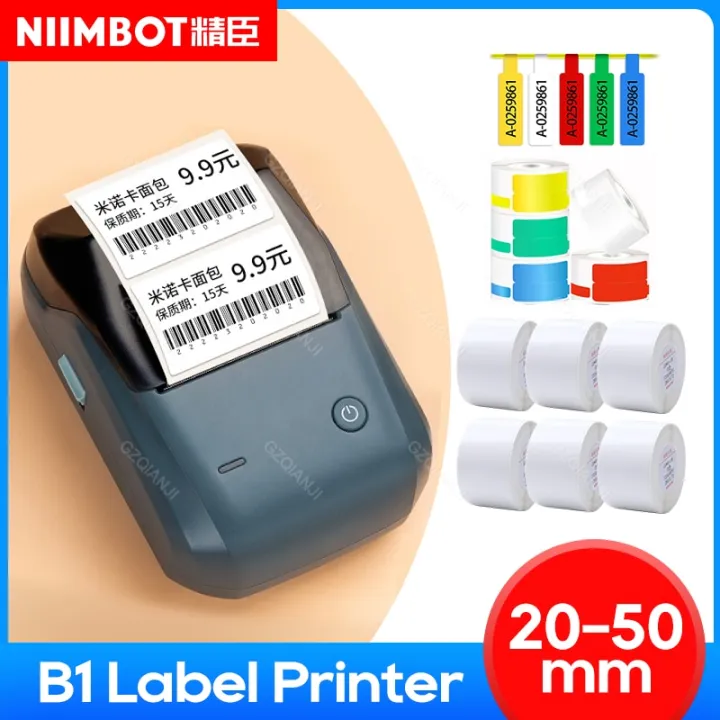 ใหม่-niimbot-b1มินิเครื่องพิมพ์ฉลากบลูทูธไร้สายสติ๊กเกอร์บาร์โค้ดม้วนเทปกระดาษเครื่องพิมพ์อิงค์เจ็ท