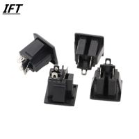 ■ 10pcs US Plug AC 125V 15A 3 Terminals Plastic Outlet Power Socket Connector Black 8pcs