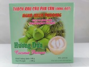 140g Dừa BỘT THẠCH RAU CÂU PHA SẴN VN 3K Agar Jelly Pudding Coconut