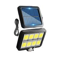 160 COB Solar Light Outdoors PIR Motion Sensor LED Solar Powered Waterproof Street Security Lamp for Garden Decoration