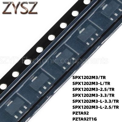 100PCS SOT223 SPX1202M3/TR SPX1202M3-L/TR SPX1202M3-2.5/TR SPX1202M3-3.3TR SPX1202M3-L-3.3TR SPX1202M3-L-2.5/TR PZTA92 PZTA92T1G Electronic components