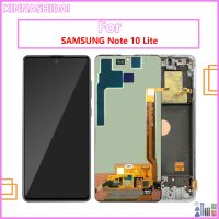 For Samsung Galaxy Note 10 Lite Display Note10 Lite N770F LCD Touch Screen Digitizer Assembly Replacement Parts With Frame