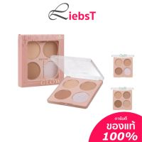 คอนทัวร์ ODBO CONTOUR &amp; GLOW PALETTE รหัส OD1303