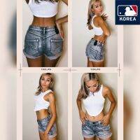 MLB Women SHORT กางเกงยีนส์ขาสั้นผู้หญิง