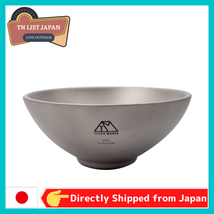 【Direct Shipping from Japan】TITAN MANIA Titanium Rice Bowls , Made in