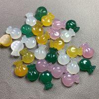 【cw】 23x18x8mm Colorful Beads Jewelry Making Diy Necklace Charms Jades Money Accessories