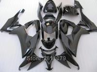 Motorcycle fairing kit for Kawasaki Ninja ZX10R 08 09 10 glossy black fairings set ZX10R 2008 2009 2010 OL03