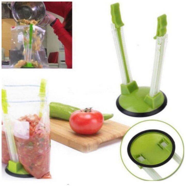 Ready Stock Baggy Rack Adjustable Food Storage Bags Plastic Freezer Bag