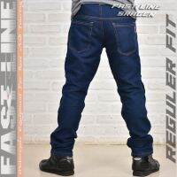 Jeans BIKER Pants RIDING MOTOR TOURING Regular FIT BONUS KNEE PROTECTOR ORIGINAL FAST LINE