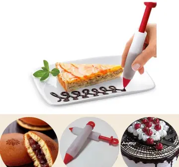Amazon.com: Cake Decorating Pen Tool Kit Food Grade Silicone Detachable DIY  Cake Icing Pen with 12 Patterns for Food Writing: Home & Kitchen