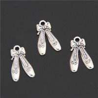 【CC】 40pcs  Color Ballet Dancing Shoes Alloy Accessories Of Necklace Headdress Making Fitting A2505