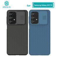 HongYueNuanTongSheBeiYou เคส5G สำหรับ Samsung A33เคส Nillkin CamShield กล้องเลื่อนเคสสำหรับ Samsung Galaxy A33ฝาครอบ5G