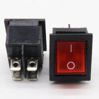 2ชิ้น/ล็อตสีแดง4ไฟสวิทช์ปุ่มเปิด/ปิดเรือ250V 16a แอมป์ AS 125V/20a