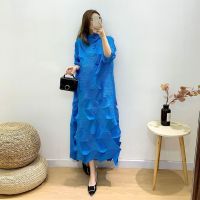 2023 Hot Miyake pleated spring new age-reducing slimming design niche dress irregular western style skirt