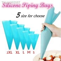 ✵ Reusable Silicone Pastry Bag Icing Piping Bags Cream Cake Bake Decorate 5 size can be choose