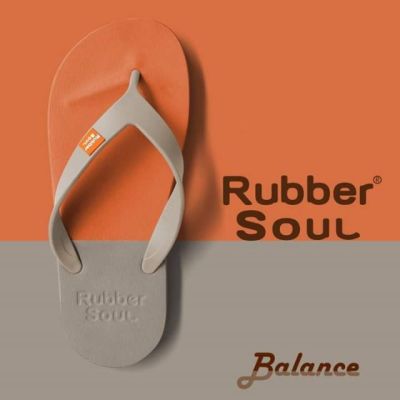 monobo rubber soul balance ส้มอิฐ-เนื้อ รองเท้าแตะ รองเท้าฟองน้ำ โมโนโบ้ รับเบอร์โซล