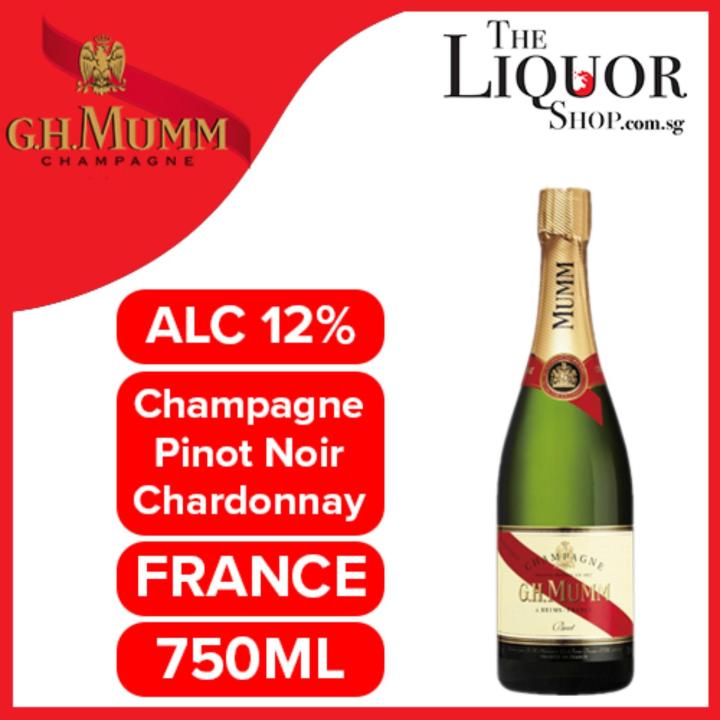 G. H. Mumm Brut Cordon Rouge Champagne (750 ml)