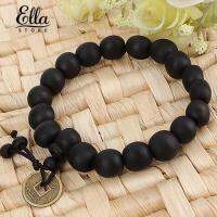 COD SDGREYRTYT Ellastore Unisex Buddha Prayer Wood Beads Bracelet Pendant Bangle Wrist Ornament