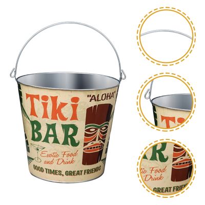 【CW】 Bar Metal Buckets Tub Drink Decorations Chiller Beverage Beer Drinks Holder Pail Cooler Bottle