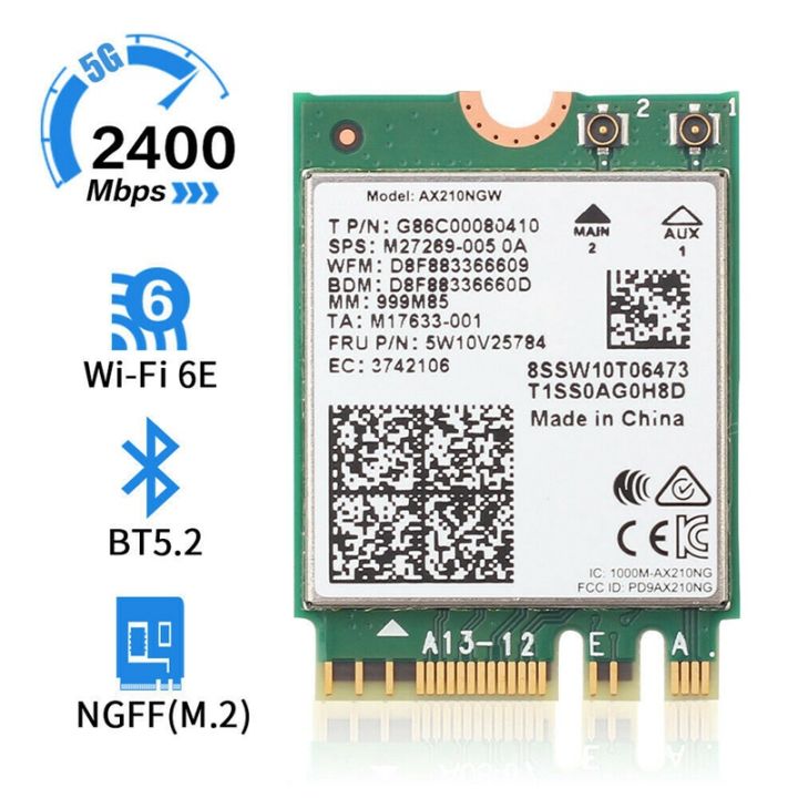 wifi-6e-desktop-kit-for-intel-ax210-bluetooth-5-2-wifi-card-802-11ax-2-4ghz-5ghz-ax210ngw-wi-fi-6-adapter-with-antenna