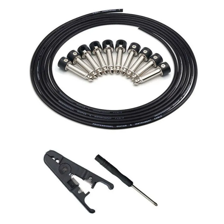 solderless-connectors-design-guitar-cable-diy-guitar-pedal-patch-cable-kit