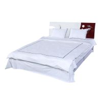 Customize 180TCCotton Poly Size Logo White Bedding Set 100 Cotton Pillowcases Ho Bedding Duvet Cover Sheet Set