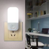 SEMARY EU/CN Plug White Light Dimmer Manual Switch Cute Eye Protection Home Lighting Sleep Light Night Light Mini Lamp