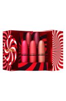 MAC Cosmetics MAC Mistletoe Matte Powder Kiss Lipstick Set (Limited Edition)  ลิปแมทรุ่นลิมิเต็ด รุ่นนี้ Made in Italy ค่ะ   ไซส์ปกติ 5 แท่ง ราคาสุดคุ้ม