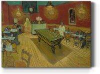 The Night Cafe By Vincent Van Gogh การพิมพ์ภาพวาดที่มีชื่อเสียงการทำสำเนาภาพแบบพรีเมี่ยมแกลอรี่ที่เก็บภาพผ้าใบตกแต่งพร้อมที่จะแขวน24นิ้ว X 32นิ้วใน Azs-wc16-vg015-r-2432-mk งานศิลปะ W ผลิตที่อเมริกา