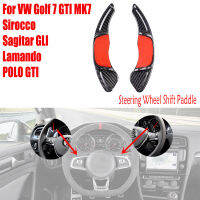 สำหรับ Volkswagen Golf 7 GTI MK7 Sirocco Sagitar GLI POLO Lamando คาร์บอนไฟเบอร์ภายในรถอะไหล่พวงมาลัย shif Paddle