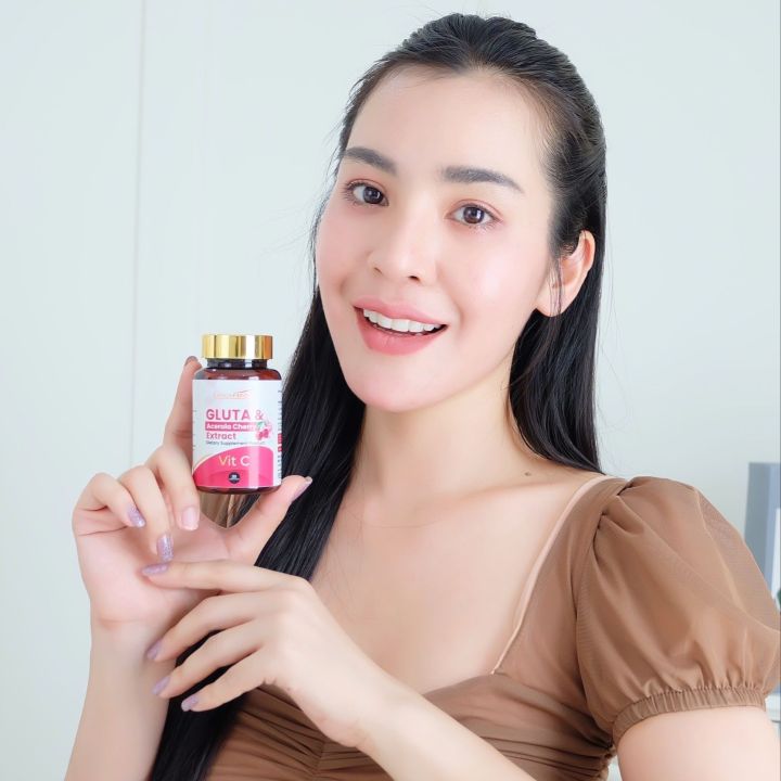 gluta-collagen-acerola-cherry-30caps-วิตามินซีสูง-ผิวสว่าง-กระจ่างใส