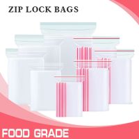 【CC】 0.05/0.06/0.08/0.1/0.12/0.16/0.2mm Thickness Zip Lock Plastic Reclosable Food Storage Packae Pouche Poly