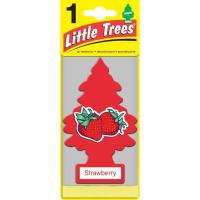 Little Trees® แผ่นน้ำหอมปรัอากาศ รูปต้นไม้ กลิ่น Strawberry เซท 3 ชิ้น