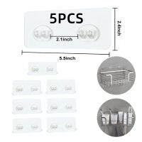 5/10PCS Organizer For Strong Sticker No Drilling Corner Shelf New Adhesive Hook Shower Caddy