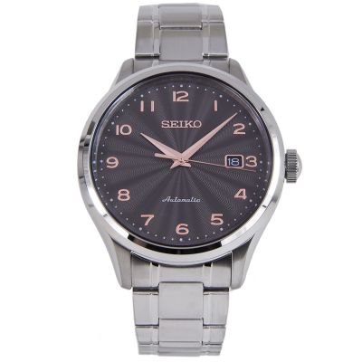 Seiko Automatic Mens Watch SRPC19J1 (Made in Japan) - Black