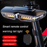 In Stock Bicycle 20led Tail Light Turn Signal Indicator Waterproof Usb Rechargeable Remote Control Warning Light