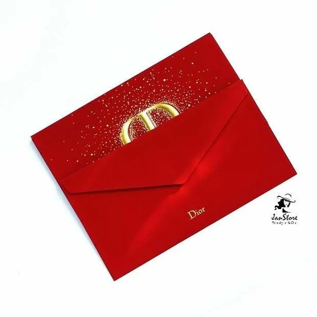 Louis Vuitton CNY LV red packets envelopes 1box x 8pcs