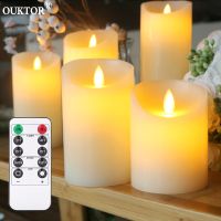 3pcs/lot LED Candles Light Flameless Tea Lights Remote Creative Night Light for Home Wedding Party Christmas Decoration Lamp