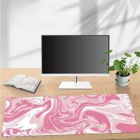 【lz】✲☃✒  Abstrato Rosa Fluido Padrão Mousepad Mat Tabela Grande Bonito Mouse Pad Teclado Do Jogo Acessórios De Mesa 60x30cm