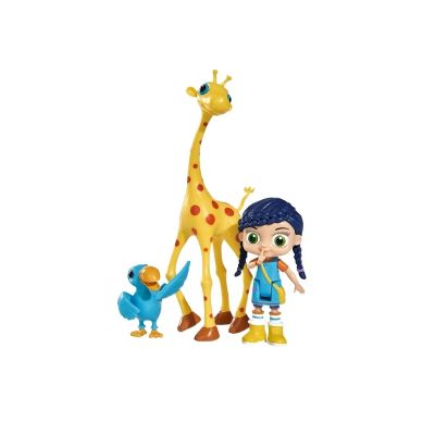 German Language Wissper Giraffes In Fairy Bully Child Prodigy Toy Doll Play Girl Animal Cartoon Hand Do