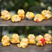 (Baixiang Flower City)   ✑▼ Cartoon Naughty Zodiac Little Tiger Doll Blind Box Of Creative The Year Of The Tiger Year Mascot Dolls Furnishing Articles Ornament