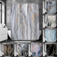 Baltan HOME LY1 Shower Curtain Marble Pattern Texture Bathroom Curtain Hanging Curtain Curtain Polyester Waterproof Mildewproof