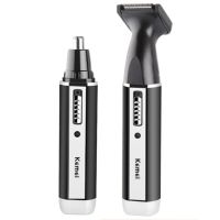 ZZOOI Hair Styling Sets Kemei nose ear shaving rechargeable electric all in one hair trimmer for men grooming kit beard trimer facial eyebrow trimmer