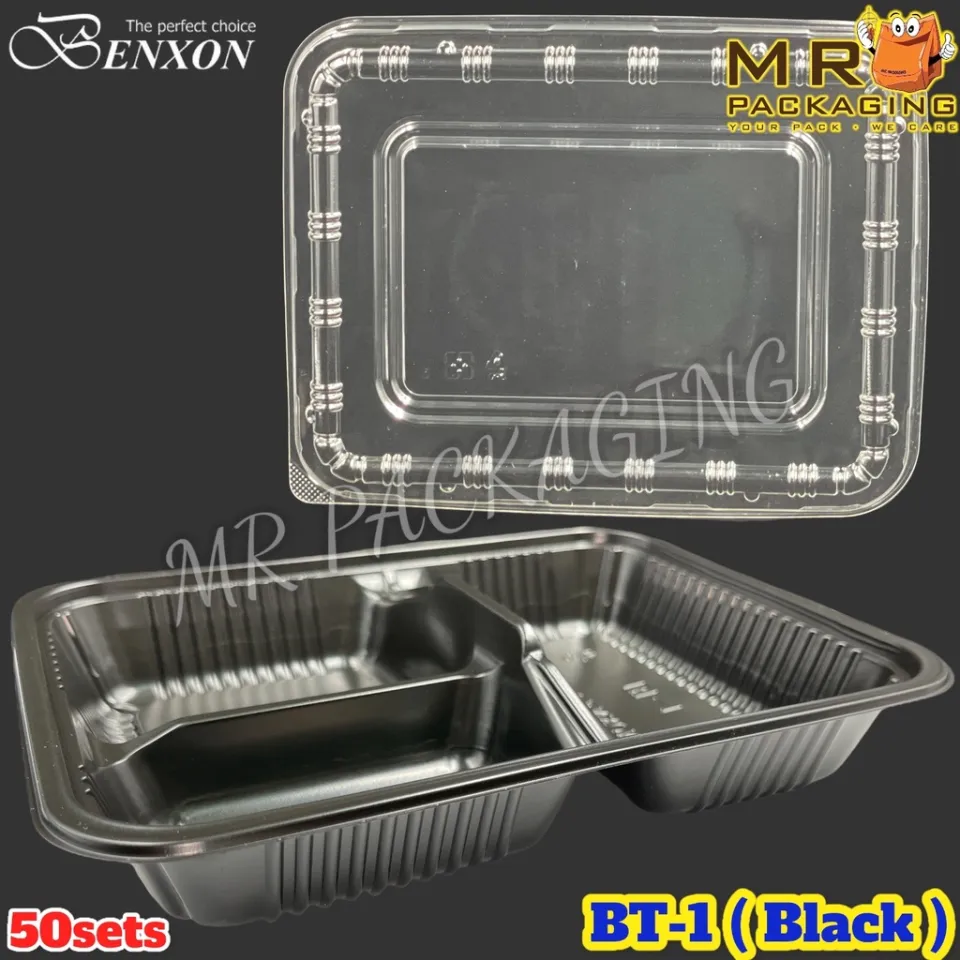 3 Com.Bento Box(Black)(BT-1)