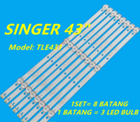 นักร้อง TLE431ใหม่43นิ้วไฟเรืองแสงทีวี LED (LAMPU TV )TLE 431