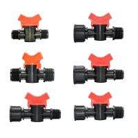 1/2 3/4 Male Female Thread Garden Tap Connectors Water Irrigation Valve Miniature Plastic Shut Off Coupling Fitting