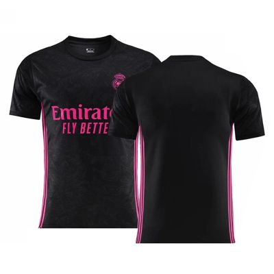 2020-2021 real madrid black jersey no. 11 bell no. 4 ramos football uniform