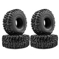 4PCS 120MM 1.9 Rubber Rocks Tyres Wheel Tires for 1/10 RC Rock Crawler Axial SCX10 90046 AXI03007 TRX4 D90