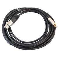 Milagito XLR ตัวเมียถึง3.5มม. สายไมโครโฟนสายต่อลำโพงสำหรับไมโครโฟน